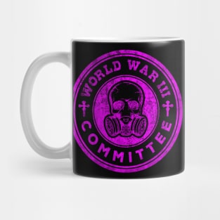 World War 3 Committee Vintage Style Mug
